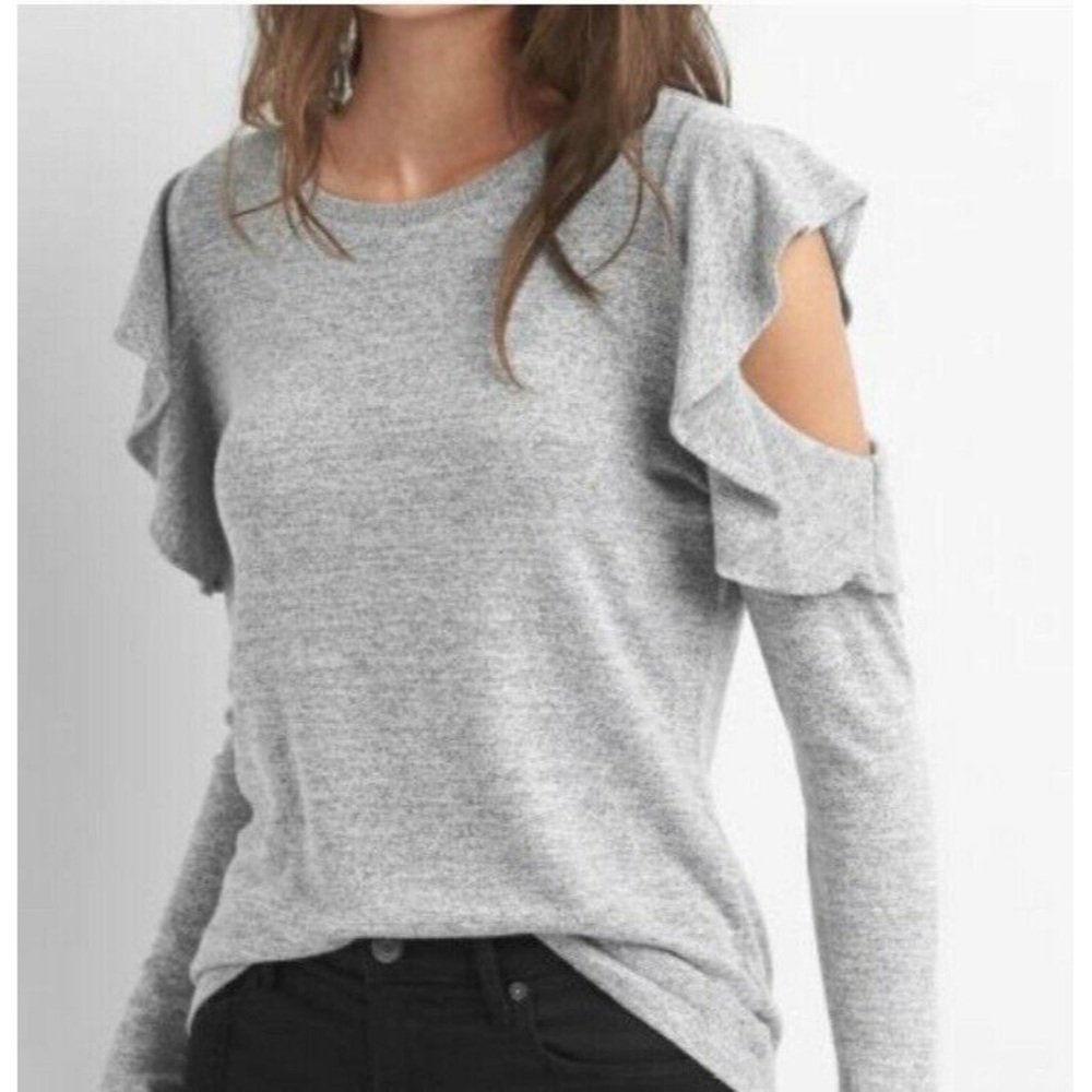 Gap cold shoulder knit top